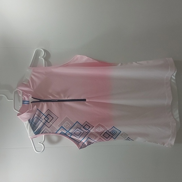 Brand New Women's Callaway Tanktop in Pink and White - Picture 1 of 4